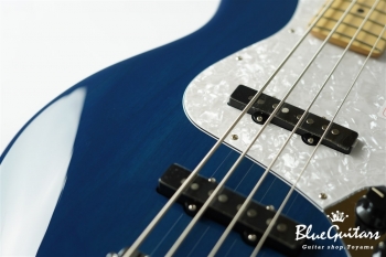 2021 Collection Made In Japan Hybrid II Jazz Bass - Indigo Trans