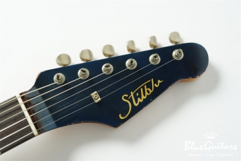 IRIS #120 - Dark Lake Placid Blue Metallic over Copper Red