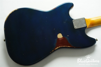 IRIS #120 - Dark Lake Placid Blue Metallic over Copper Red