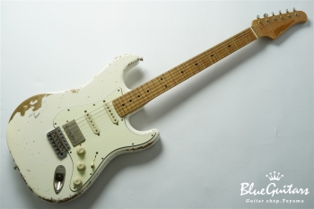 XSC-2 - Olympic White/Heavy Aged/Alder/Roasted Flame Maple Neck