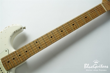 XSC-2 - Olympic White/Heavy Aged/Alder/Roasted Flame Maple Neck