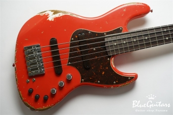 XJ-1T 5st Fiesta Red (Lacquer) Heavy Aged/Alder/R #2386