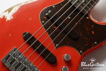 XJ-1T 5st Fiesta Red (Lacquer) Heavy Aged/Alder/R #2386