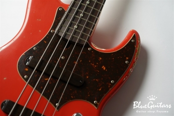 XJ-1T 5st Fiesta Red (Lacquer) Heavy Aged/Alder/R #2386