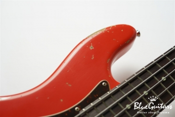 XJ-1T 5st Fiesta Red (Lacquer) Heavy Aged/Alder/R #2386