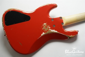 XJ-1T 5st Fiesta Red (Lacquer) Heavy Aged/Alder/R #2386