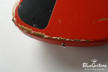 XJ-1T 5st Fiesta Red (Lacquer) Heavy Aged/Alder/R #2386