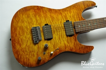 HI STA CUSTOM 648 Quilted Maple/Mahogany - Amber Burst