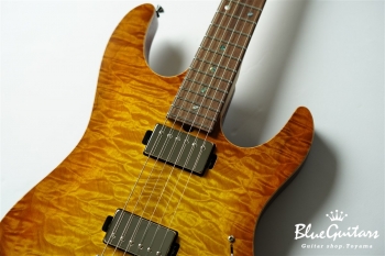 HI STA CUSTOM 648 Quilted Maple/Mahogany - Amber Burst