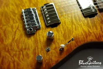HI STA CUSTOM 648 Quilted Maple/Mahogany - Amber Burst