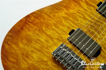 HI STA CUSTOM 648 Quilted Maple/Mahogany - Amber Burst