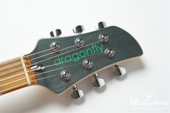 BORDER CUSTOM 666 Quilted Maple Top Mahogany Back - Trans Black