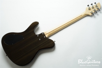 BORDER CUSTOM 666 Quilted Maple Top Mahogany Back - Trans Black