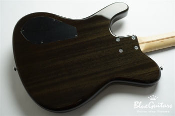 BORDER CUSTOM 666 Quilted Maple Top Mahogany Back - Trans Black