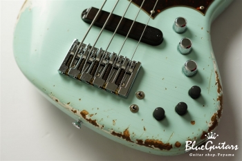 XJ-1T 5st Sonic Blue (Lacquer) Heavy Aged/Alder/R/MH #2379