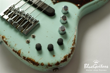 XJ-1T 5st Sonic Blue (Lacquer) Heavy Aged/Alder/R/MH #2379