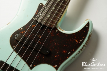 XJ-1T 5st Sonic Blue (Lacquer) Heavy Aged/Alder/R/MH #2379