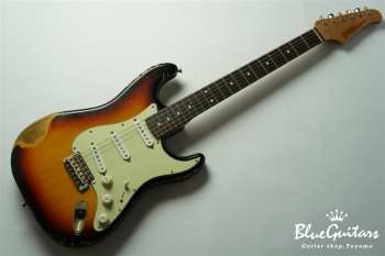 XSC-1 - 3Tone Burst / Heavy Aged / Alder / Rose #2207