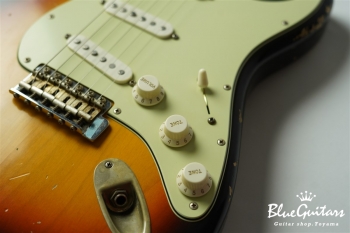 XSC-1 - 3Tone Burst / Heavy Aged / Alder / Rose #2207