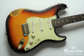 XSC-1 - 3Tone Burst / Heavy Aged / Alder / Rose #2207