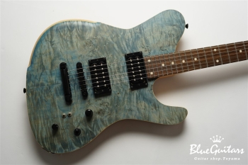 BORDER CUSTOM 666 Figured Chestnut - Half Matte Trans Blue