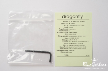 BORDER CUSTOM 666 Figured Chestnut - Half Matte Trans Blue