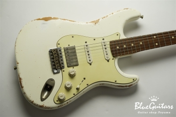 XSC-2 - Olympic White / Heavy Aged / Alder / R / Roasted Flame Maple Neck / MH #2035