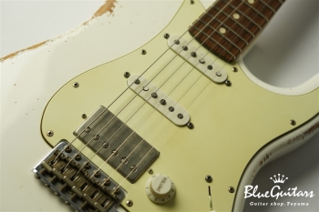 XSC-2 - Olympic White / Heavy Aged / Alder / R / Roasted Flame Maple Neck / MH #2035