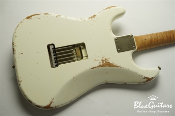 XSC-2 - Olympic White / Heavy Aged / Alder / R / Roasted Flame Maple Neck / MH #2035