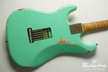 XSC-2 - Surf Green / Heavy Aged / Alder / R / Roasted Flame Maple Neck / MH #2038