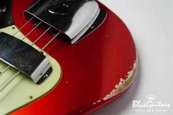 1960 Jazz Bass Relic - Candy Apple Red