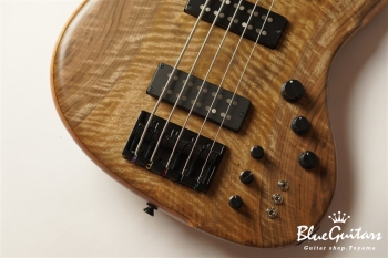 SHB5 CUSTOM Claro Walnut / Mahogany / Ebony F.B. Half. Matt.