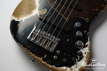 XJ-1T 5st Black (Lacquer) Super Heavy Aged / Alder / R / MH #2517