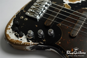 XJ-1T 5st Black (Lacquer) Super Heavy Aged / Alder / R / MH #2517