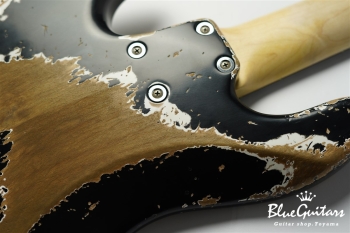 XJ-1T 5st Black (Lacquer) Super Heavy Aged / Alder / R / MH #2517