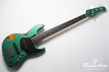 XJ-1T 5st Sherwood Green over 3TS (Lacquer) Heavy Aged / Alder / R / MH #2518