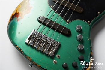 XJ-1T 5st Sherwood Green over 3TS (Lacquer) Heavy Aged / Alder / R / MH #2518