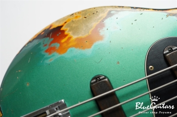 XJ-1T 5st Sherwood Green over 3TS (Lacquer) Heavy Aged / Alder / R / MH #2518