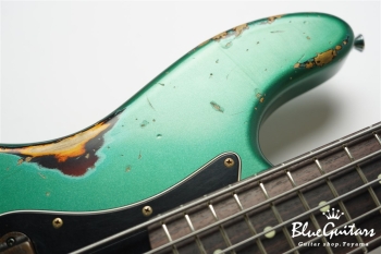XJ-1T 5st Sherwood Green over 3TS (Lacquer) Heavy Aged / Alder / R / MH #2518