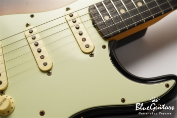 1963 Stratocaster Relic - Wide Black Faded 2-Color Sunburst