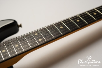 1963 Stratocaster Relic - Wide Black Faded 2-Color Sunburst