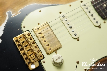 XSC-2 - Black / Super Heavy Aged / Alder / R / Roasted Flame Maple Neck #2611