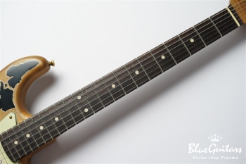 XSC-2 - Black / Super Heavy Aged / Alder / R / Roasted Flame Maple Neck #2611