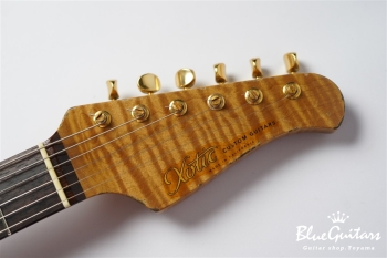 XSC-2 - Black / Super Heavy Aged / Alder / R / Roasted Flame Maple Neck #2611