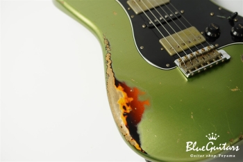 XSC-2(Custom HSH) - Teal Green Metallic over 3TB / Heavy Aged / Alder / R / RM #2615