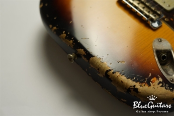 XSC-2 - 2Tone Burst / Super Heavy Aged / Alder / R / Roasted Flame Maple Neck #2612