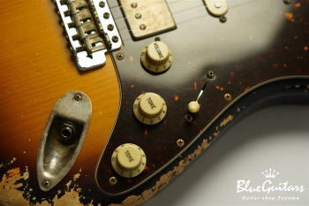 XSC-2 - 2Tone Burst / Super Heavy Aged / Alder / R / Roasted Flame Maple Neck #2612