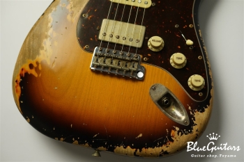 XSC-2 - 2Tone Burst / Super Heavy Aged / Alder / R / Roasted Flame Maple Neck #2612