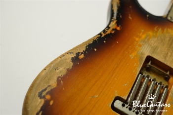 XSC-2 - 2Tone Burst / Super Heavy Aged / Alder / R / Roasted Flame Maple Neck #2612