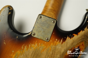 XSC-2 - 2Tone Burst / Super Heavy Aged / Alder / R / Roasted Flame Maple Neck #2612